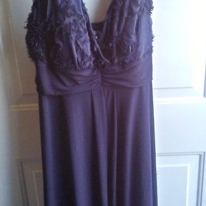 Chic sleevless dress-navy blue